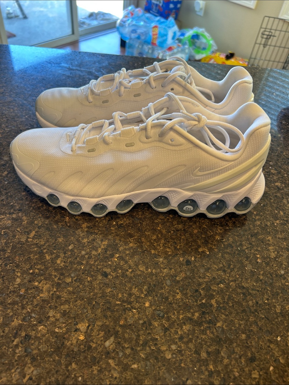 Men Nike air max Dn8 White Athletic Sneakers with Cushioned Pods